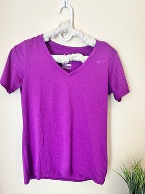 Nike Purple Dri-FIT Athletic Tee
